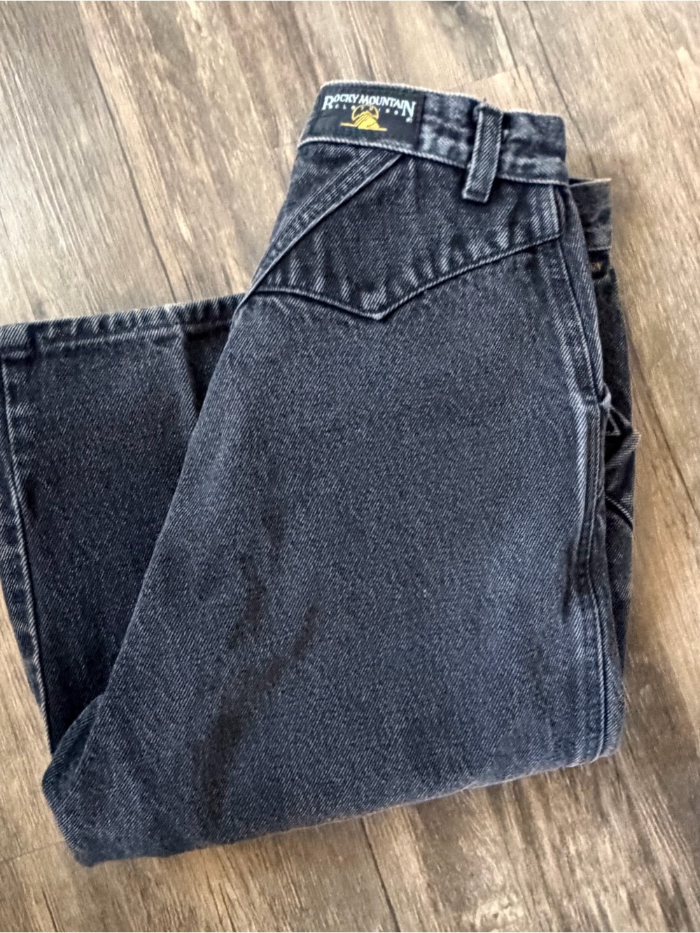 Vintage Rocky Mountain Black Women's High-Rise Jeans